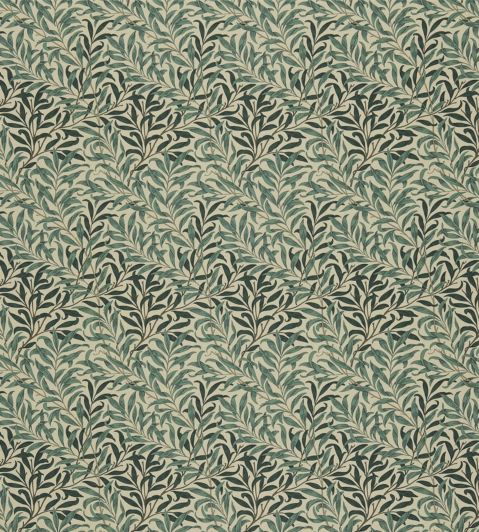 Willow Boughs Fabric by Morris & Co Taupe/Green