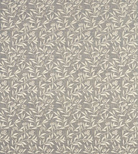 Pure Arbutus Embroidery Fabric by Morris & Co Inky Grey