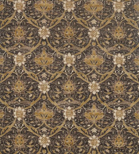 Montreal Fabric by Morris & Co Charcoal/Mustard