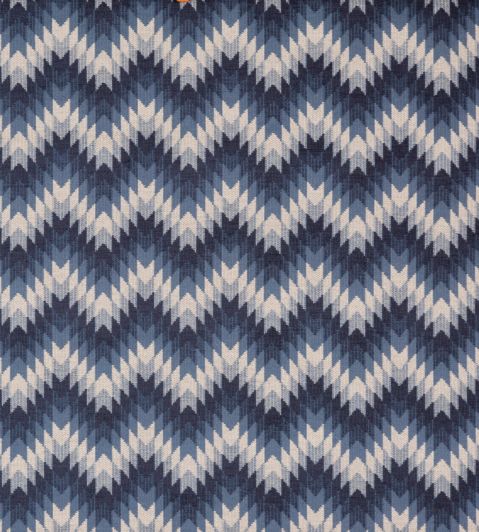Logan Fabric by Mulberry Home Indigo
