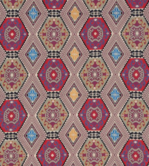 Magic Carpet Fabric by Mulberry Home Plum