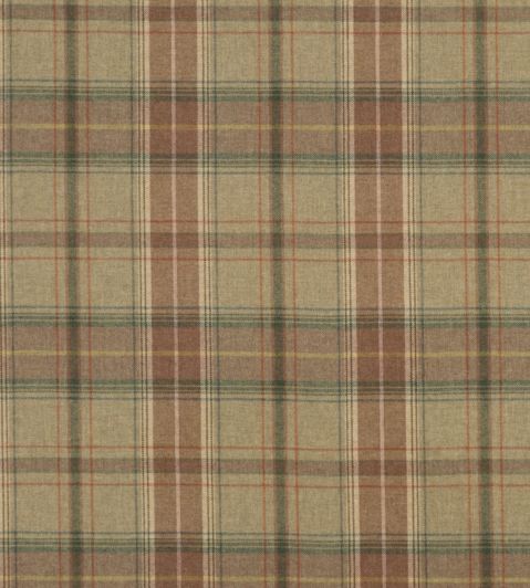 Shetland Plaid Fabric by Mulberry Home Quartz