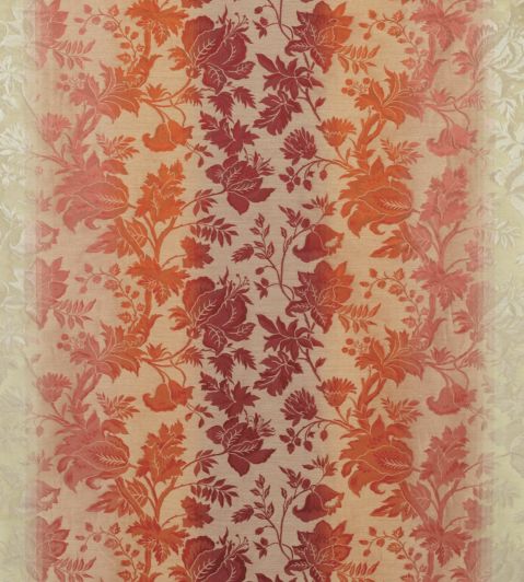 Georgiana Fabric by Nina Campbell Crimson/Amber/Pink