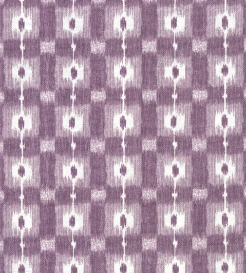 Maude Check Fabric by Nina Campbell Amethyst