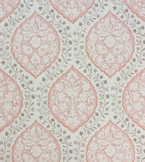 Marguerite Wallpaper by Nina Campbell Pink/Grey