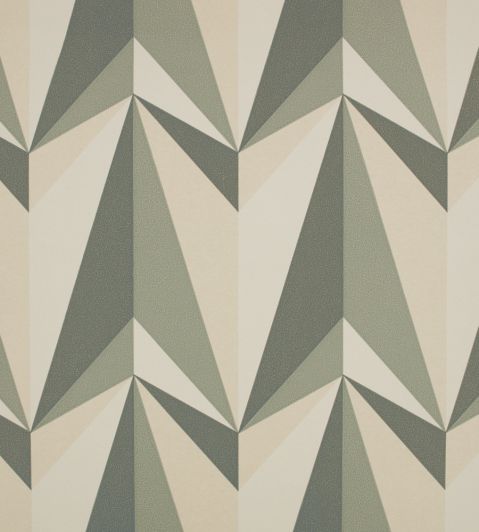 Origami Rockets Wallpaper by Kirkby Design Pistachio
