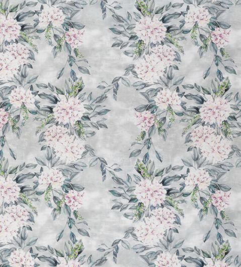 Rhodora Fabric by Osborne & Little Pale Aubergine / Teal
