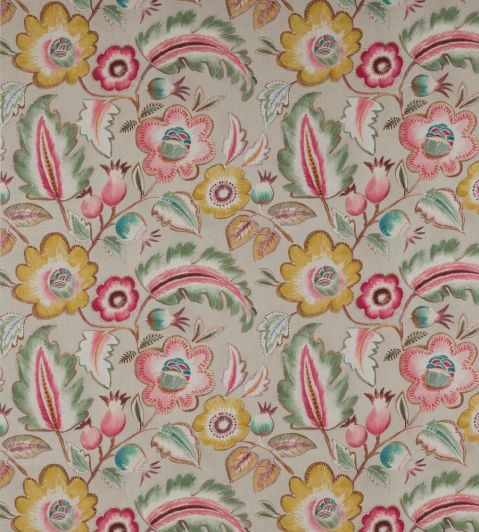 Piper Fabric by Jane Churchill Pink/Green