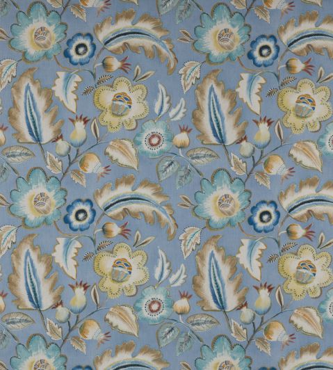 Piper Fabric by Jane Churchill Soft Blue