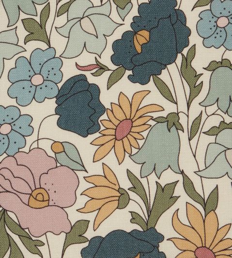 Poppy Meadowfield in Landsdowne Linen Fabric by Liberty Lichen