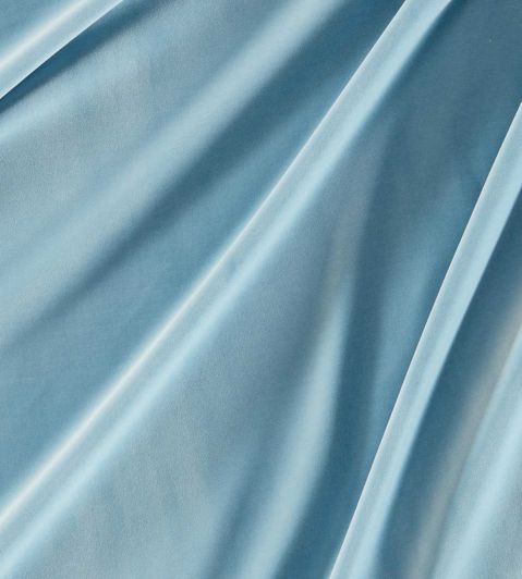 Quartz Velvets Fabric by Zoffany Wedgwood Blue