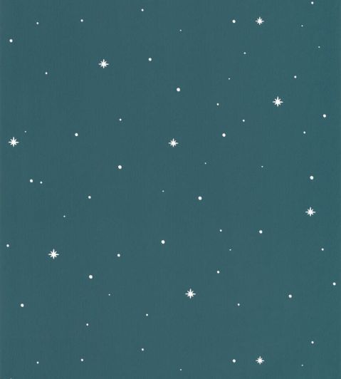 Rever Wallpaper by Caselio Bleu Nuit Phosphorescent