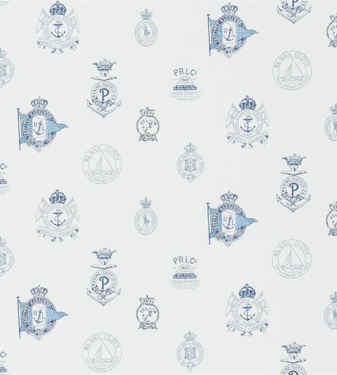 Rowthorne Crest Wallpaper by Ralph Lauren Navy