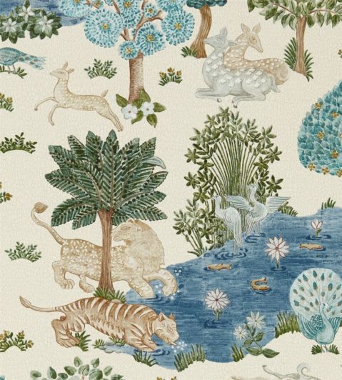 Pamir Garden Wallpaper by Sanderson Cream/Nettle