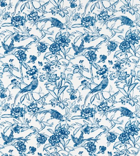 Tattershall Fabric by Sanderson Indigo