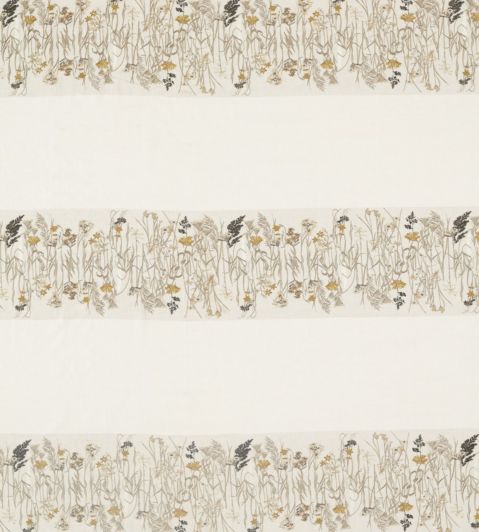 Pressed Flowers Fabric by Sanderson Sable/Corn