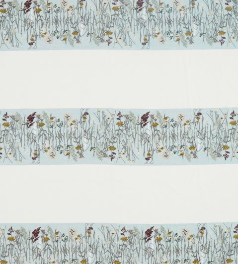 Pressed Flowers Fabric by Sanderson Mist/Linden