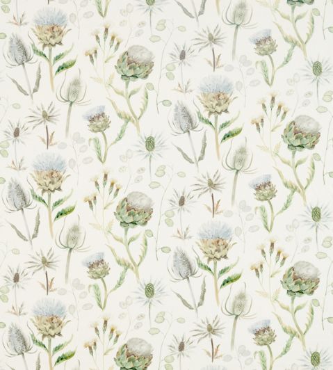 Thistle Garden Fabric by Sanderson Mist/Pebble