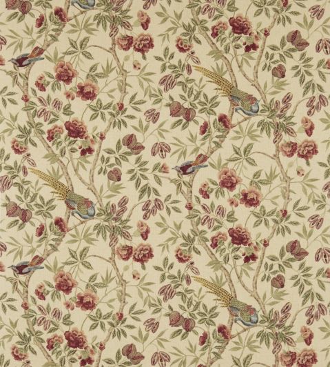 Abbeville Fabric by Sanderson Russet/Sand