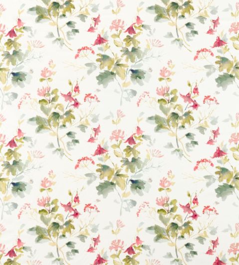 Honey Flowers Fabric by Sanderson Fuchsia/Rose