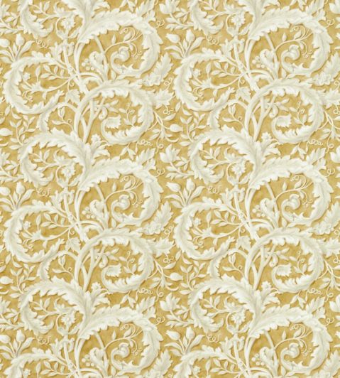 Tilia Lime Fabric by Sanderson Gold