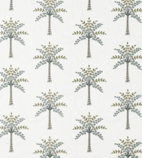 Palm Grove Fabric by Sanderson Teal / Green