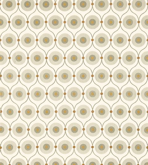 Starla Fabric by Sanderson Pewter/Gold