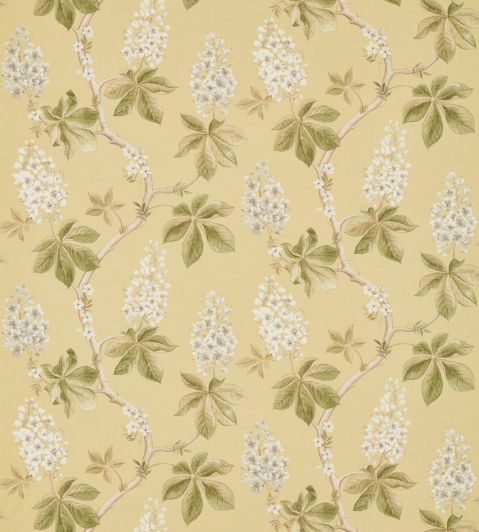 Chestnut Tree Fabric by Sanderson Lemon/Lettuce