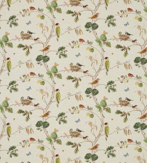 Woodland Chorus Fabric by Sanderson Linen/Multi