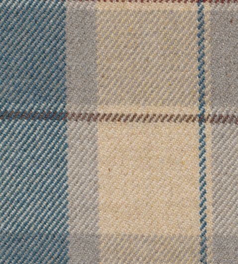 Callanish Plaid Fabric by The Isle Mill Slate