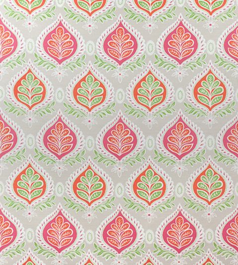Midland Fabric by Thibaut Pink/Coral