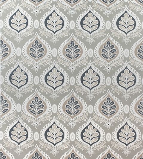 Midland Fabric by Thibaut Grey
