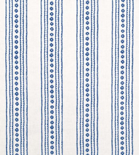 New Haven Stripe Fabric by Thibaut Navy