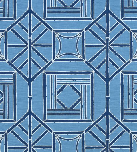 Shoji Fabric by Thibaut Blue and Navy