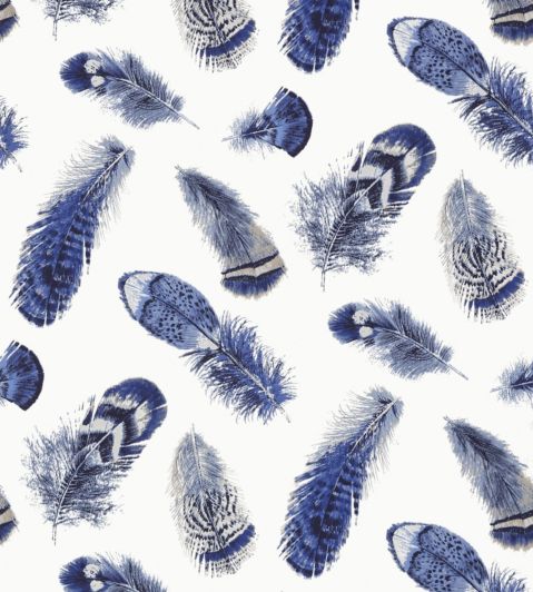 Birding Wallpaper by Thibaut Blue