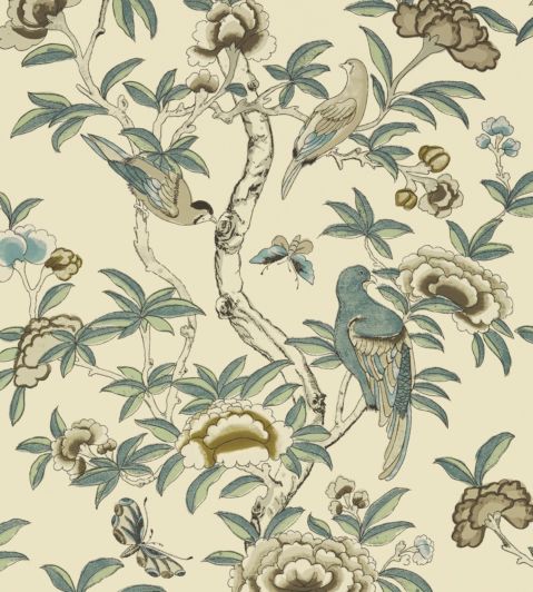 Giselle Wallpaper by Thibaut Beige