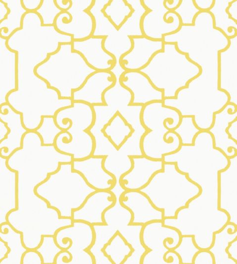 Ogden Wallpaper by Thibaut Yellow