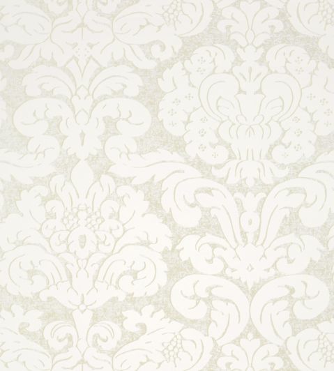 Trelawny Damask Wallpaper by Thibaut Pearl