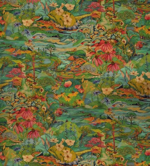 Trebah Velvet Fabric by Osborne & Little 1