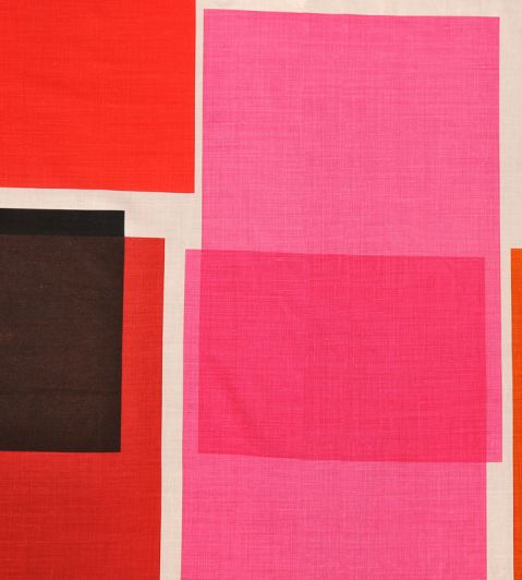 Untitled Fabric by Christopher Farr Cloth Red