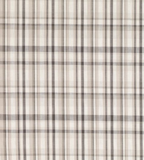 Rubra Check Fabric by Villa Nova Cinder