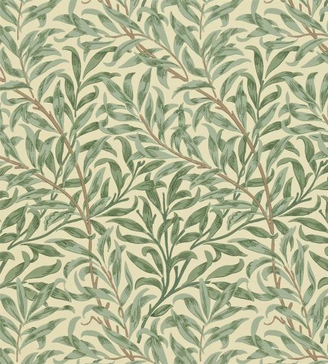 Willow Boughs Wallpaper by Morris & Co Green