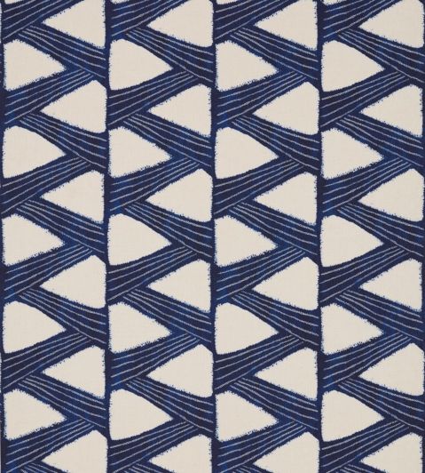 Kanoko Fabric by Zoffany Indigo