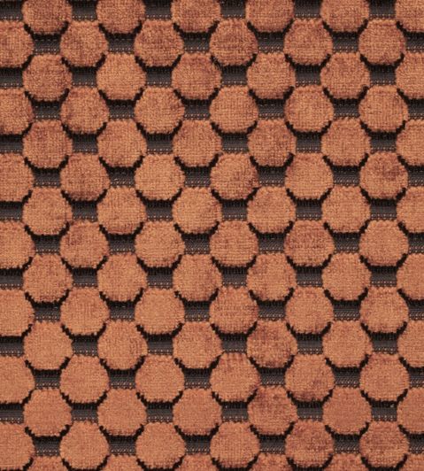 Tespi Spot Fabric by Zoffany Fig/Copper