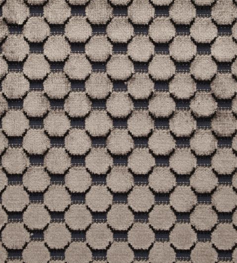 Tespi Spot Fabric by Zoffany Indigo/Taupe