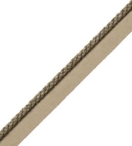 6mm Cambridge Cord With Tape Trimming by Samuel & Sons Ash Grey