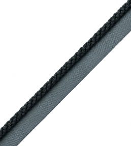 6mm Cambridge Cord With Tape Trimming by Samuel & Sons Midnight Blue