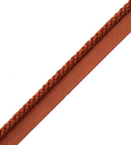 6mm Cambridge Cord With Tape Trimming by Samuel & Sons Tabasco