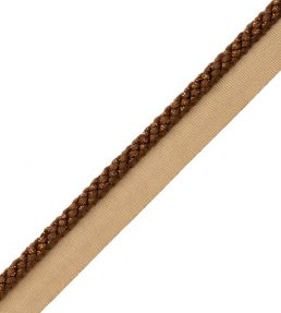 6mm Cambridge Metallic Cord With Tape Trimming by Samuel & Sons Aged Bronze