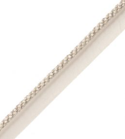 6mm Cambridge Metallic Cord With Tape Trimming by Samuel & Sons Platinum